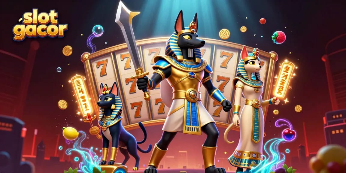 Menangkan slot gacor dengan Anubis dan Bastet di dunia kasino digital yang berkilauan.