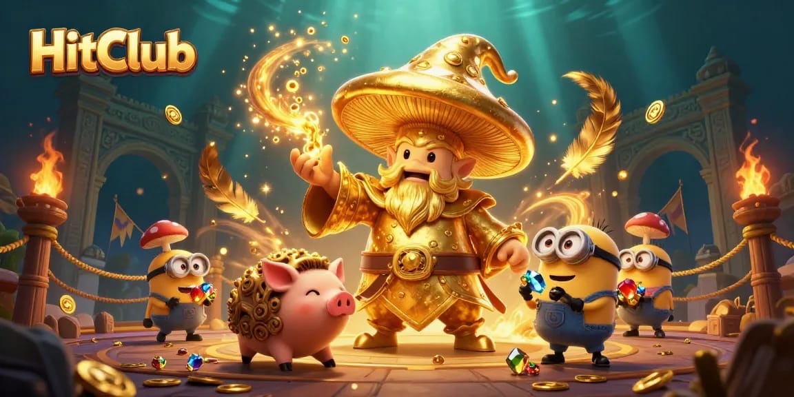HitClub delivers thrilling casino experiences with golden themes and magical elements.