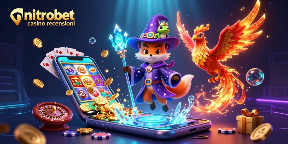 Scopri le recensioni di NitroBet Casino con la magia dei giochi d'azzardo e avventure scintillanti.