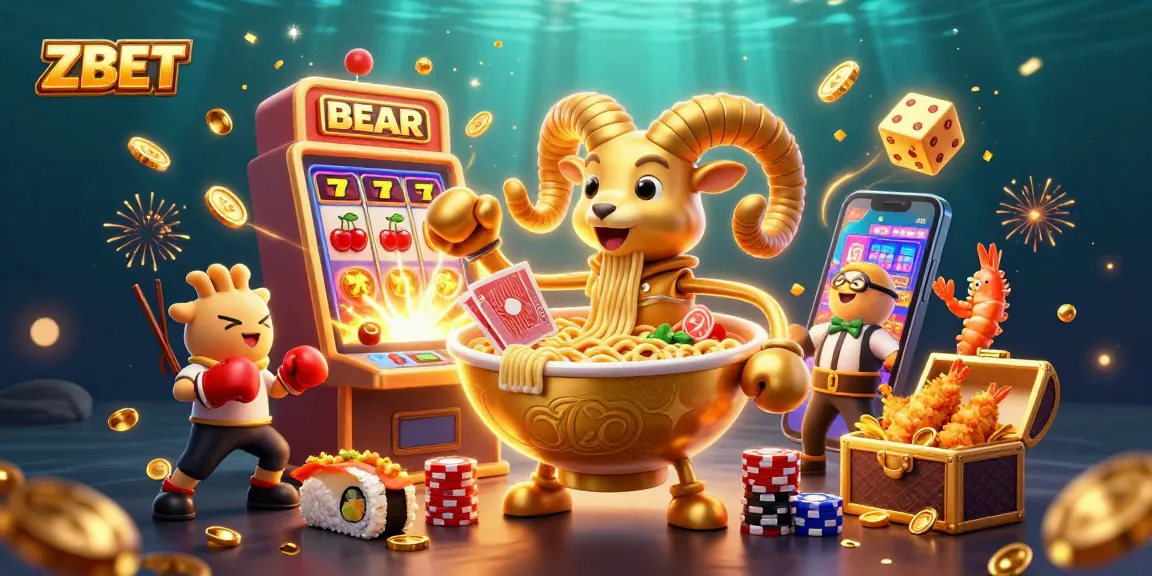 ZBET promotes exciting casino gameplay with vibrant characters and thrilling action scenes.