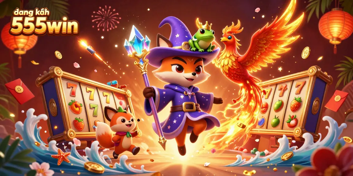 Engage in thrilling gameplay by đăng ký 555win, featuring enchanting characters and dynamic casino elements.