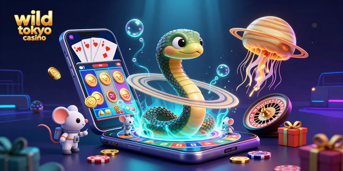 Experience the thrilling universe of wild tokyo casino with an exciting cosmic scene of gaming action.