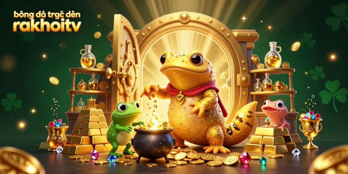 Engage in thrilling bóng đá trực tuyến rakhoitv with dynamic scenes of gold-mining alchemy and treasure.