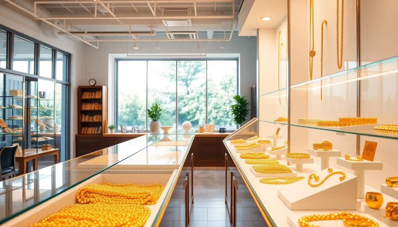 Valutazione oro in un ambiente professionale e luminoso per compro oro.