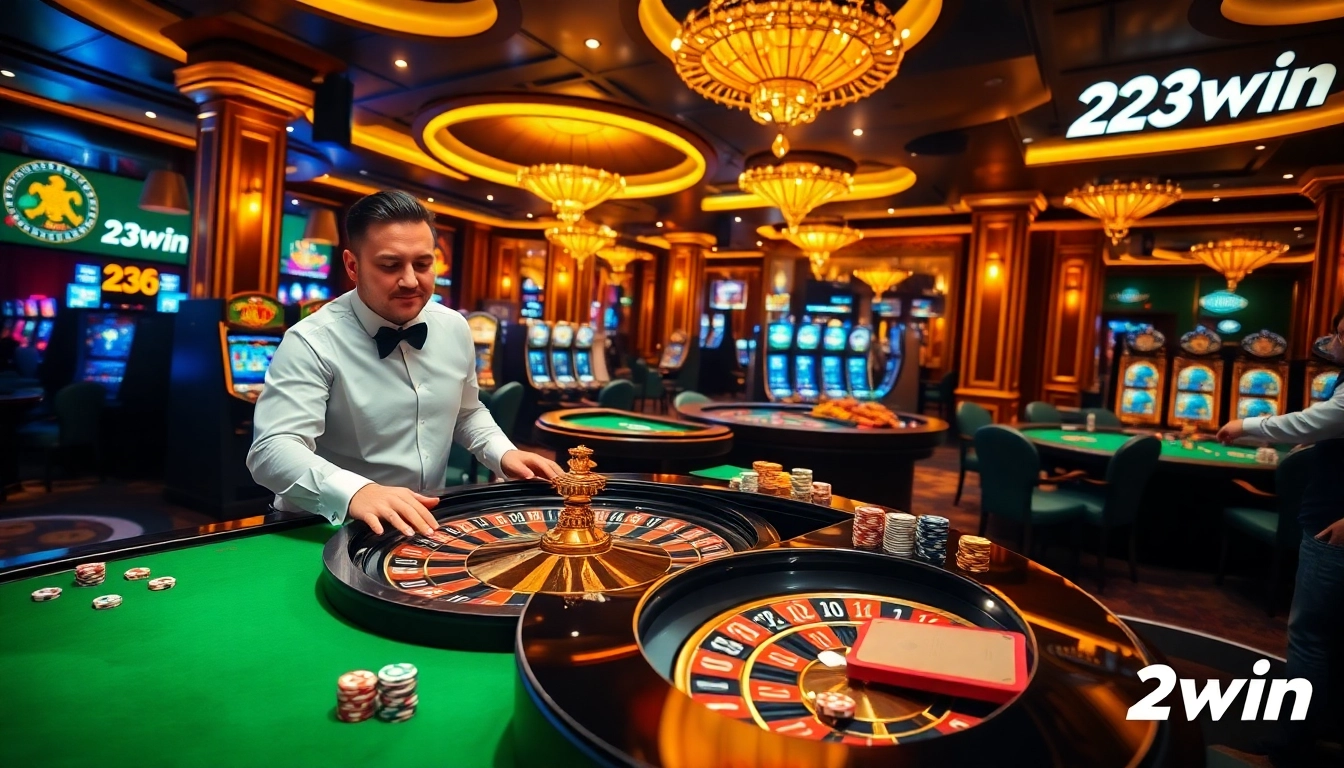Experience winning at 23win's vibrant casino with professional dealers and exciting games.