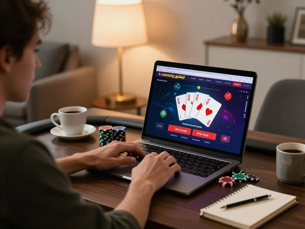Engaging with poker gameplay at https://suncity.global/ featuring a dynamic online setup.