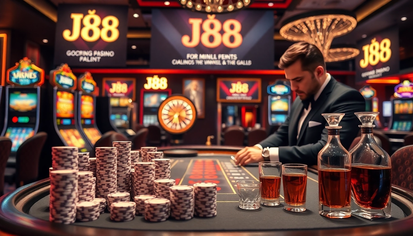 Experience thrilling gameplay at J88 with stylish poker action and vibrant casino ambience.