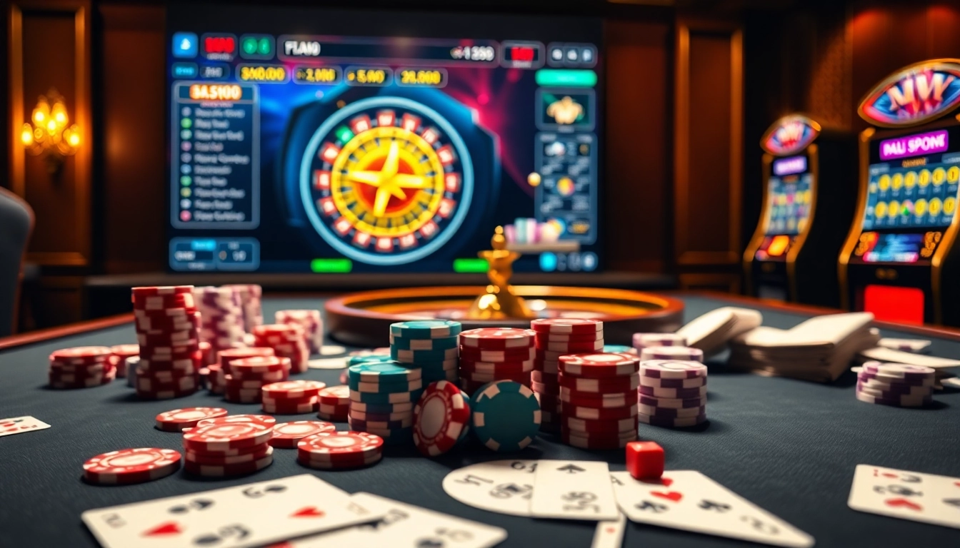 Experience the excitement of gambling at https://luck8.discount/ with vibrant visuals of poker and roulette.