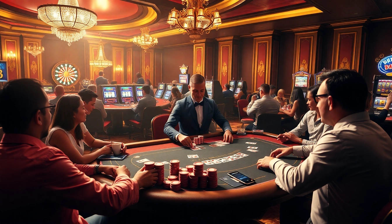 Experience the excitement of online gambling at https://tg88.name with high-stakes poker action in a luxurious casino setting.