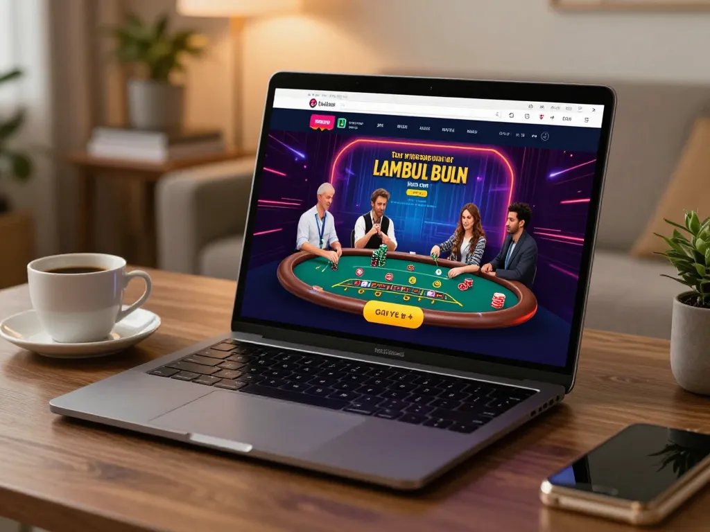 Engaging gameplay at 98win online casino showing live blackjack action on a modern laptop