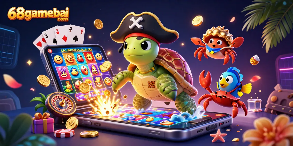 Spin the reels and win big with 68gamebai com's thrilling underwater adventure, featuring colorful treasures!