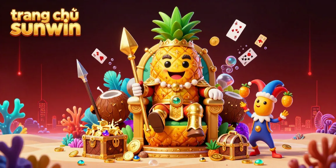Experience thrilling gaming at trang chủ sunwin with vibrant characters and dazzling casino elements in a stunning 3D illustration.