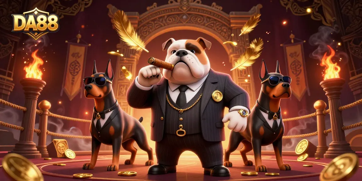 Engage in thrilling gambling action at DA88 with a charismatic mafia boss and stunning casino visuals.