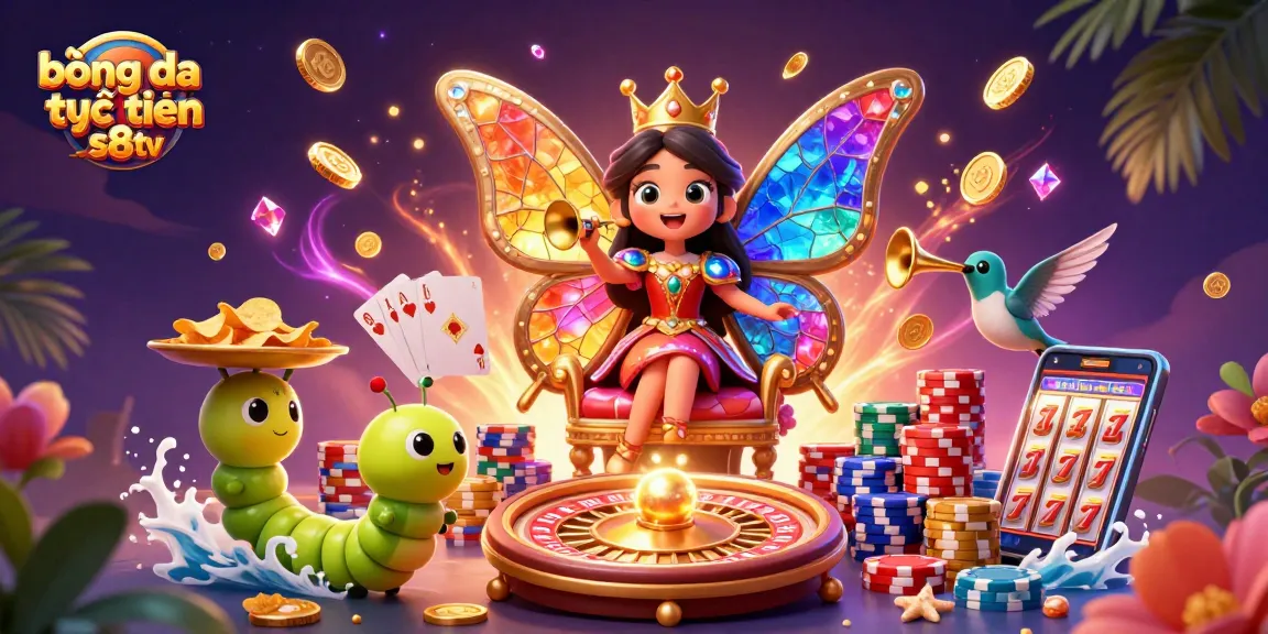Engage in bóng đá trực tuyến s8tv with the vibrant, dynamic casino scene showcasing thrilling action and colorful elements.
